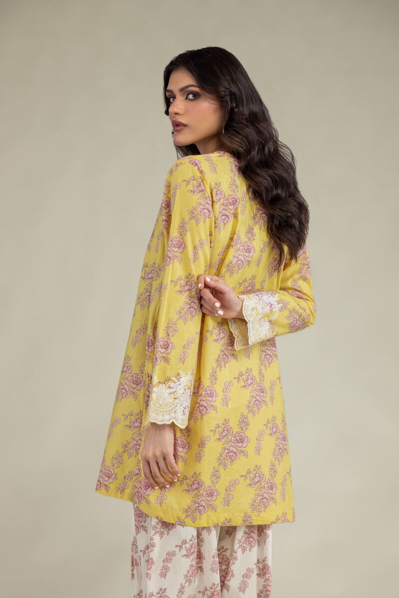 Embroidered | Lawn | Yellow Lawn Kurta | USD 40.00