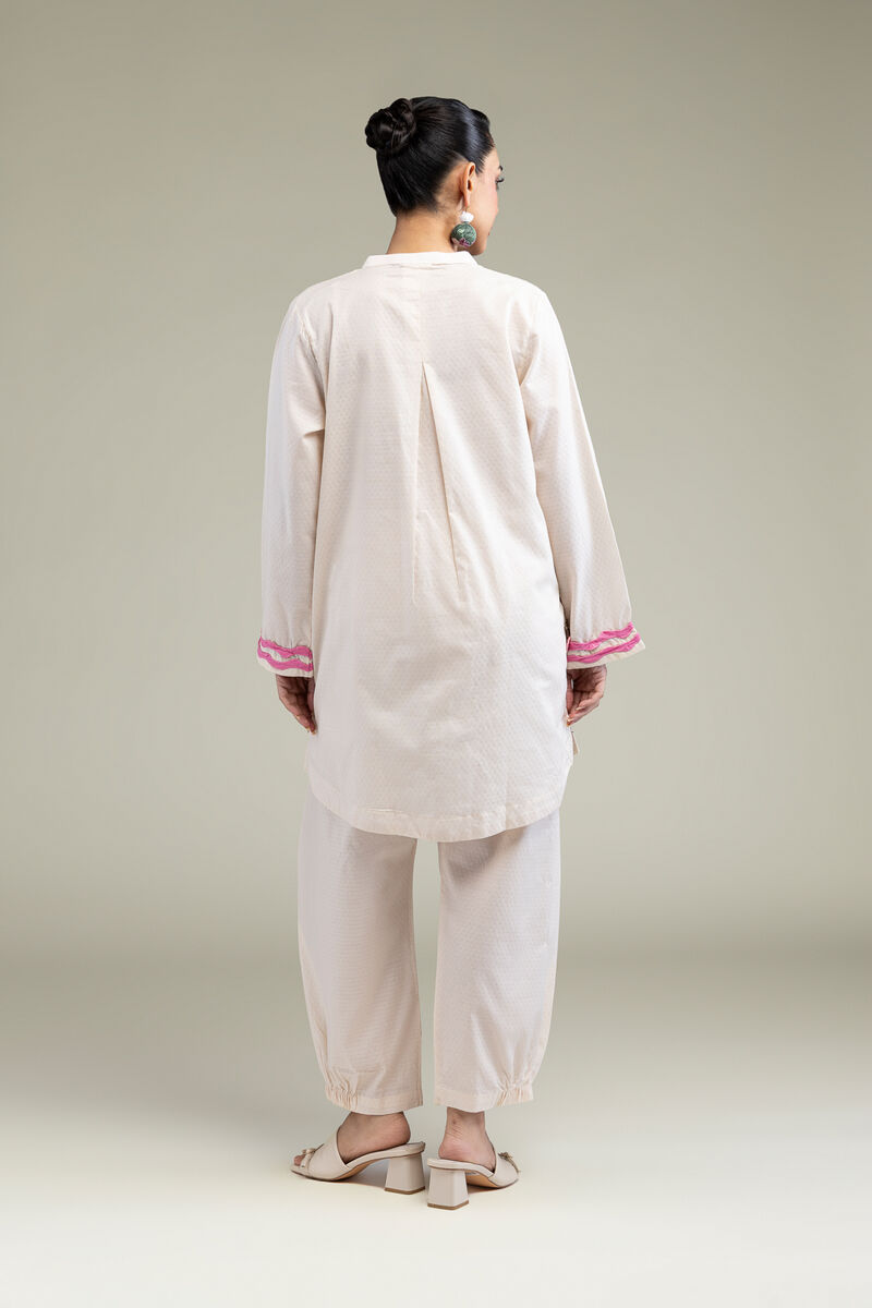 Embroidered | Cotton Dobby | Floral Cotton Kurta | USD 12.00
