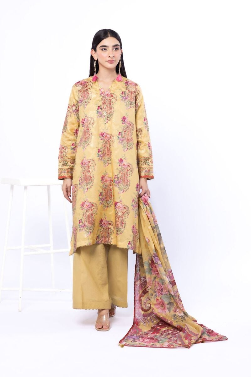 Printed | Jacquard | Tailored 3 Piece | USD 70.00