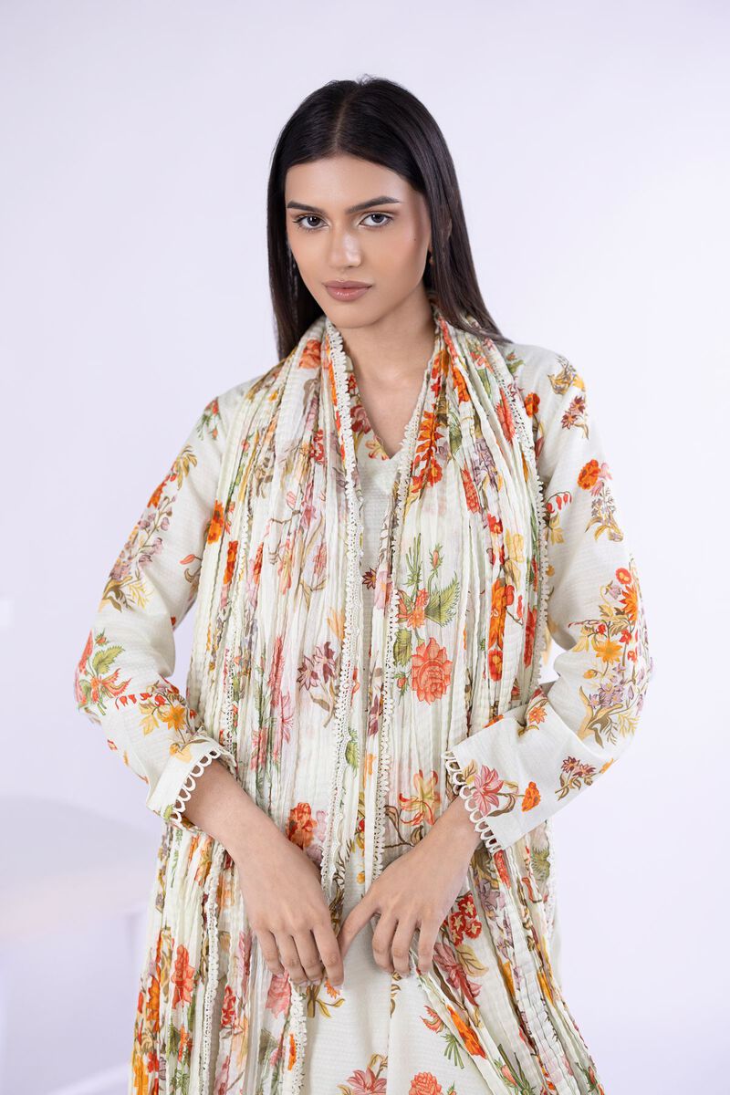 Printed | Voile | Dupatta | USD 15.00