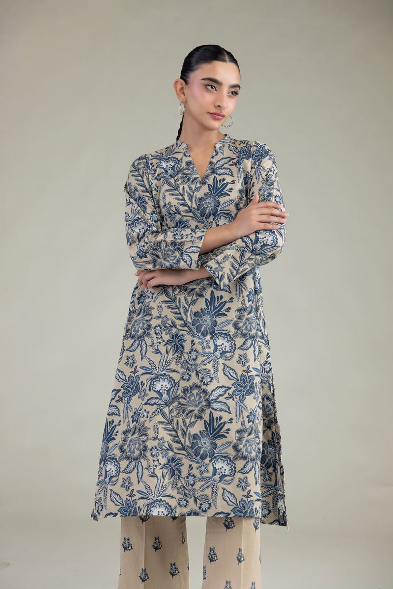 Printed | Cambric | Cambric Longline Kurta | USD 35.00