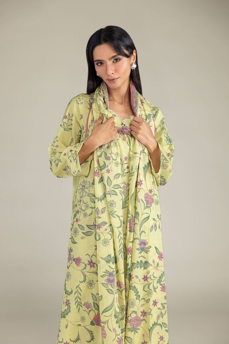 Printed | Lawn | Floral Lawn Dupatta | USD 30.00