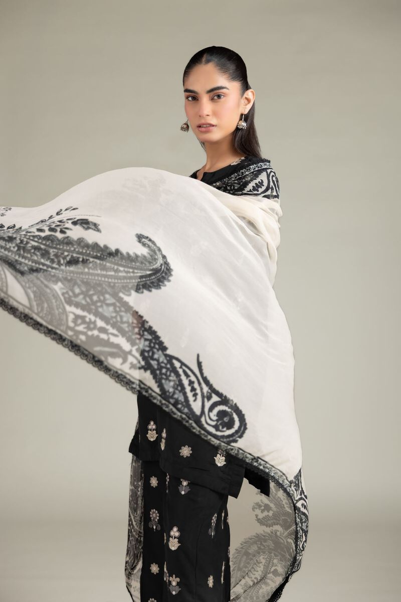 Embroidered | Chiffon | Dupatta | USD 25.00