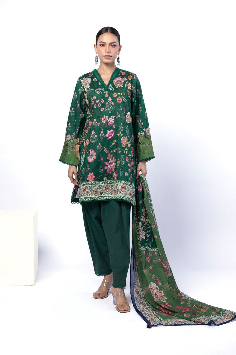 Printed | Broshia | Tailored 3 Piece | USD 39.00