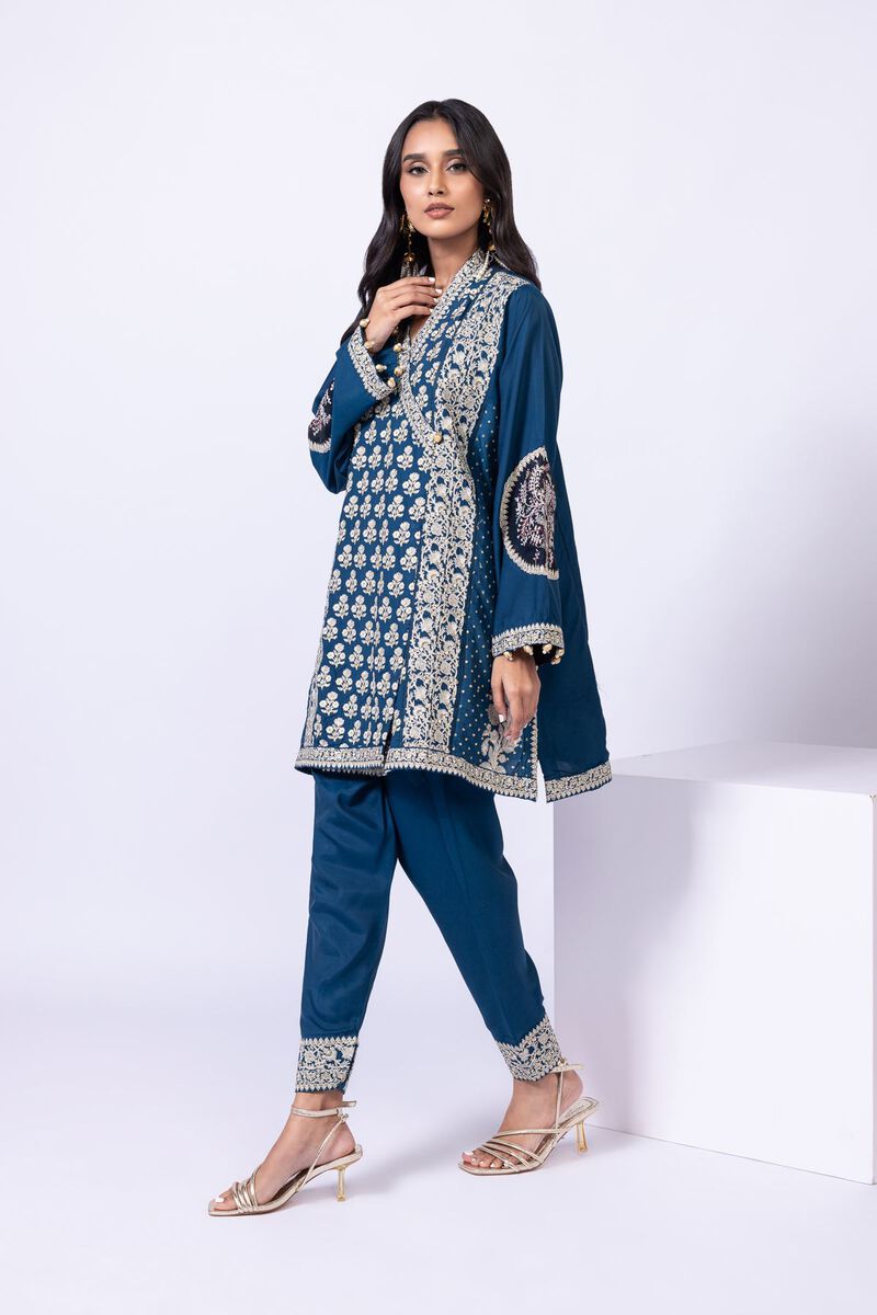 Embroidered | Viscose Oak Silk | Kurta | USD 30.00
