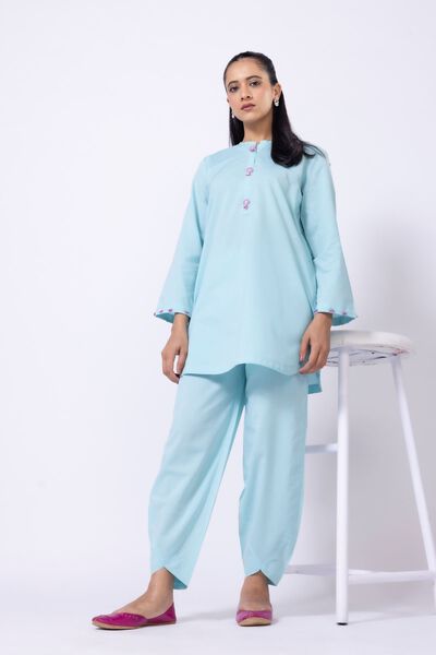 Dyed | Chambray | Kurta | USD 15.00
