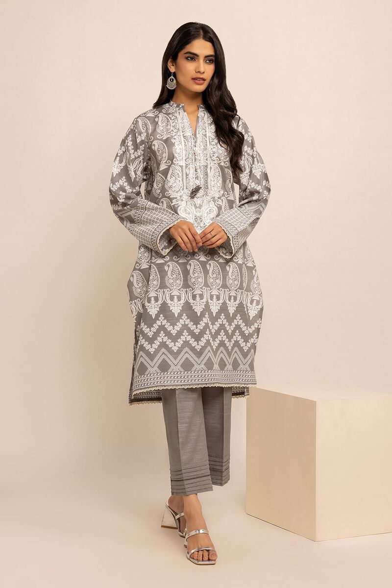 Light Khaddar | Embroidered | Fabrics 2 Piece | Top Bottoms | USD 7.20
