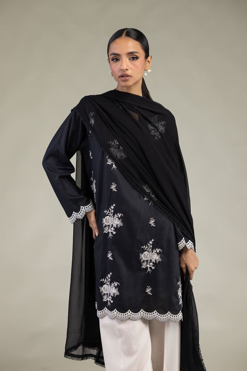 Embroidered | Dobby | Tailored Floral 3-Piece | USD 80.00