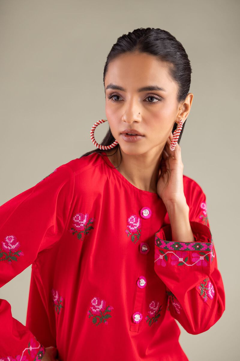 Embroidered | Cambric | Kurta | USD 40.00