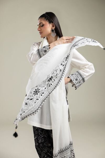 Embroidered | Lawn | Floral Lawn Dupatta | USD 30.00