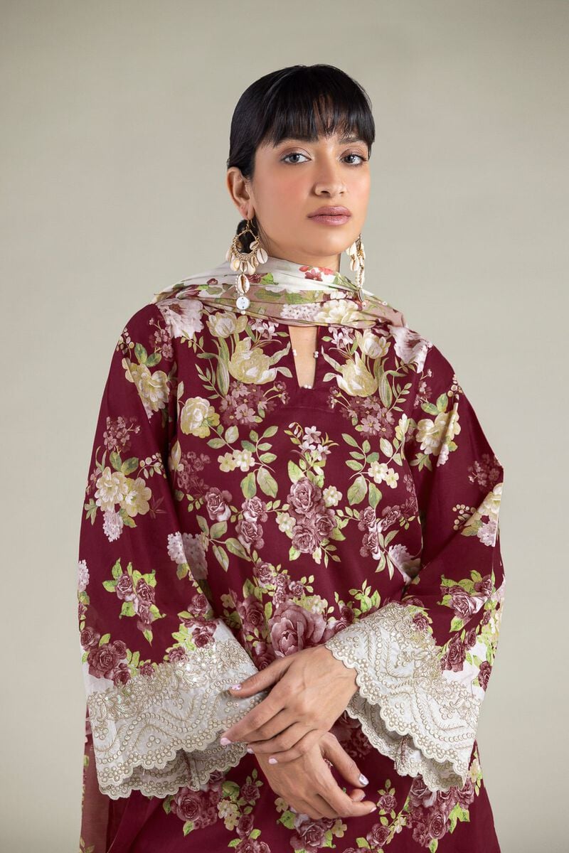 Embroidered | Lawn | Tailored 3-Piece Lawn | USD 65.00