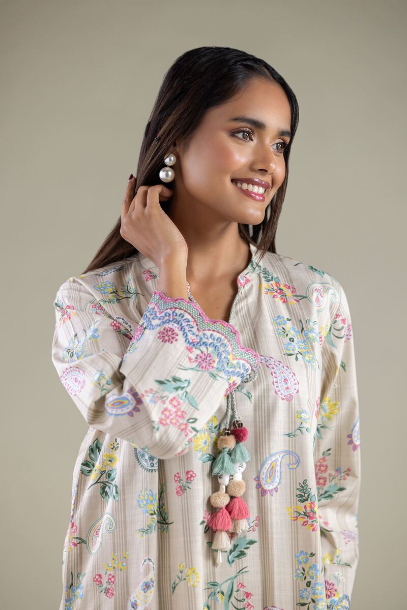 Embroidered | Textured Cotton | Kurta | USD 35.00