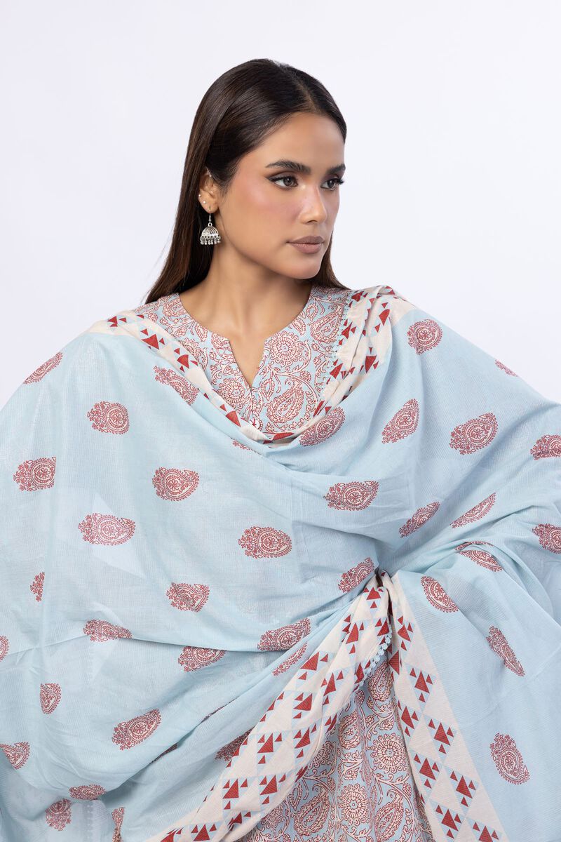 Printed | Slub Lawn | Dupatta | USD 10.00