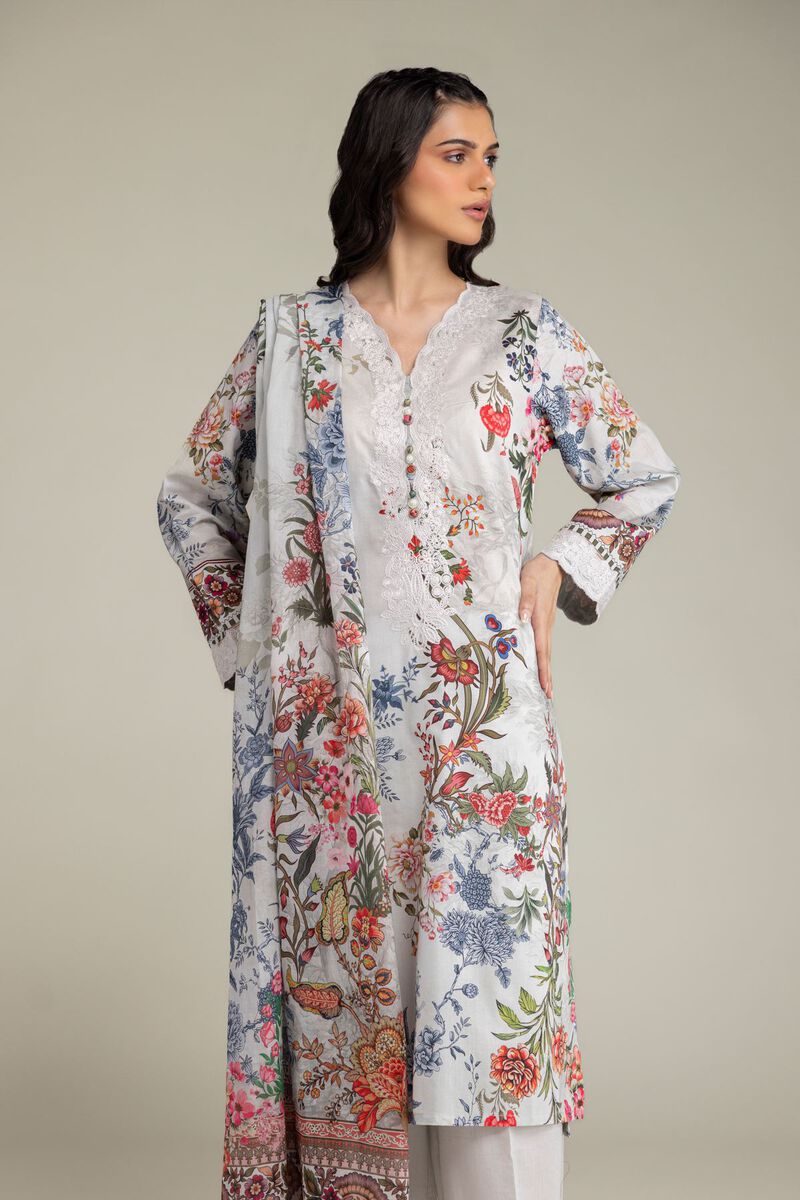 Embroidered | Cambric | Tailored 3 Piece | USD 70.00