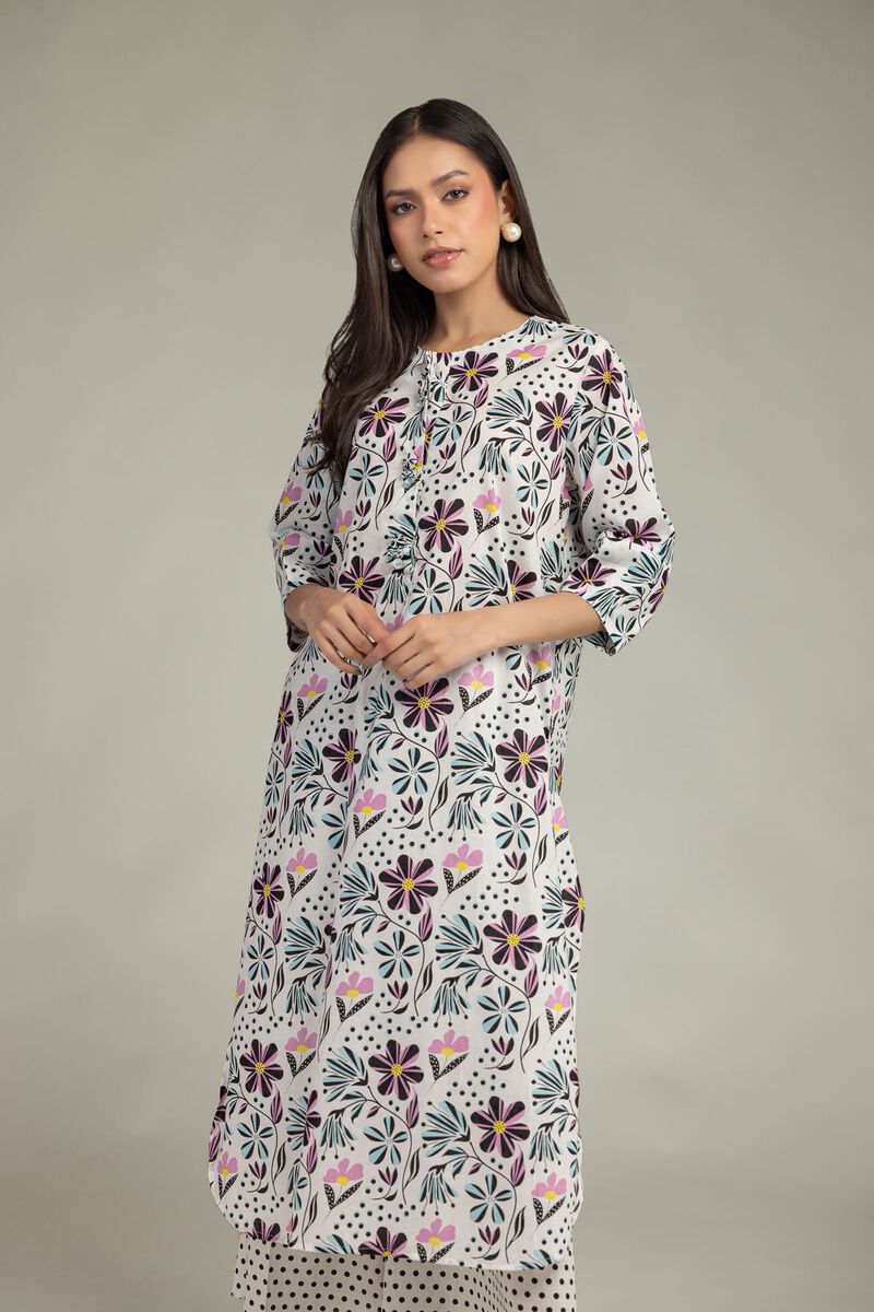 Printed | Cambric | Floral Cambric Kurta | USD 35.00