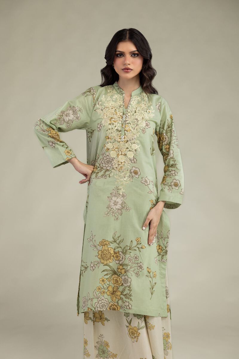 Embroidered | Lawn | Lawn Floral Kurta | USD 40.00