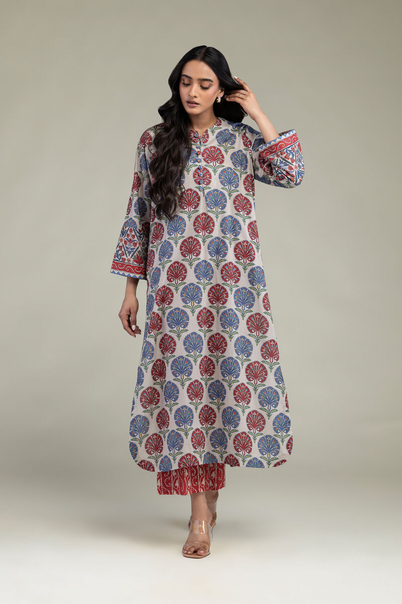 Printed | Cambric | Long Cambric Kurta | USD 35.00