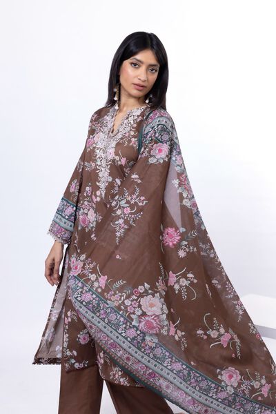 Embroidered | Lawn | Fabrics 3 Piece | USD 12.00