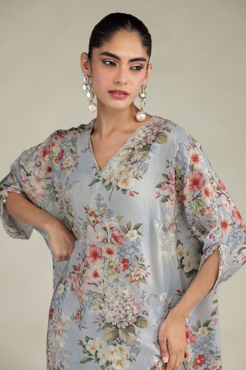 Embroidered | Blended Viscose | Long Embroidered Kurta | USD 55.00