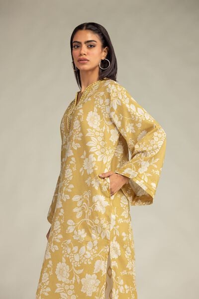 Printed | Cambric | Cambric Longline Kurta | USD 35.00
