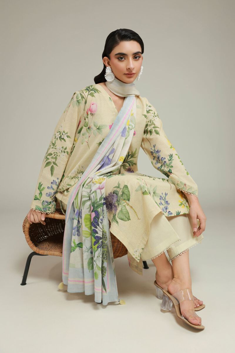 Printed | Messuri | Floral 3-Piece Suit | USD 60.00