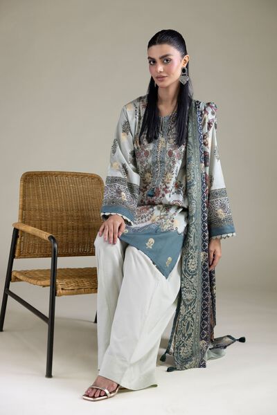 Printed | Jacquard | Tailored 3 Piece | USD 65.00