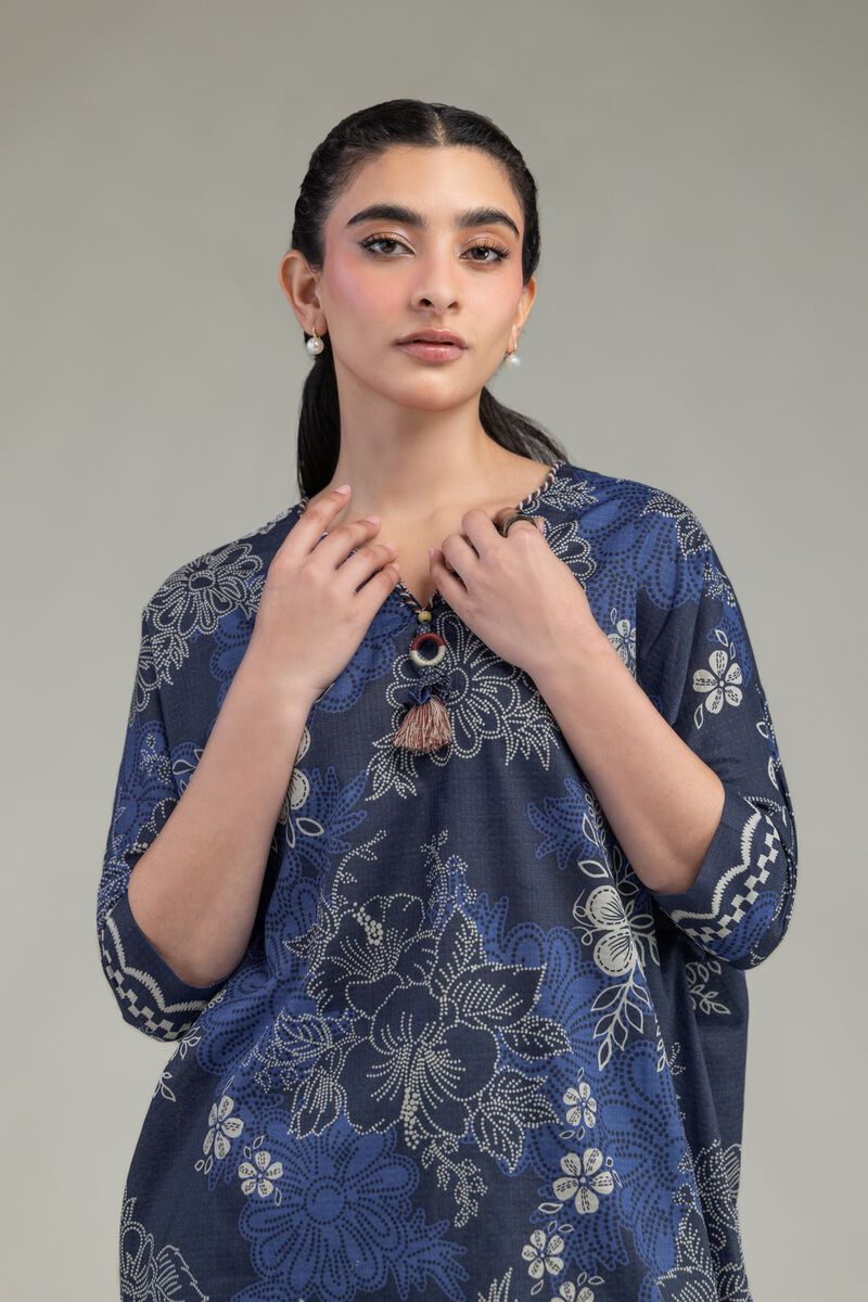 Printed | Cotton Dobby | Short Floral Kurta | USD 35.00