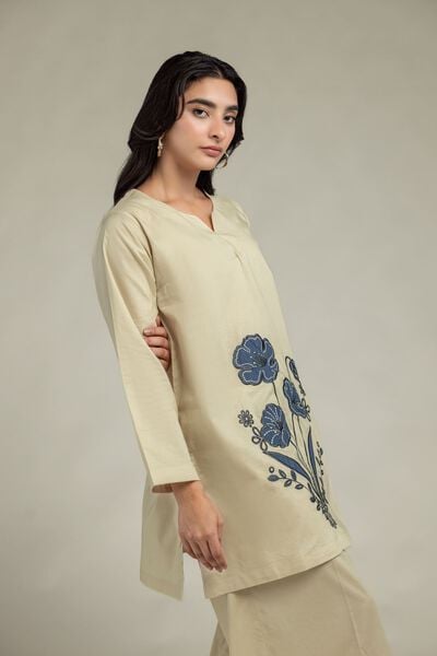 Cambric | Cambric V-Neck Kurta | USD 40.00