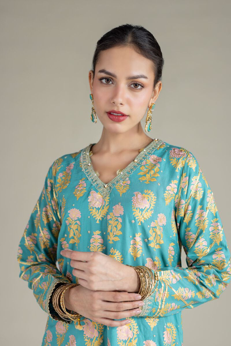 Embroidered | Raw Silk | Kurta | USD 55.00