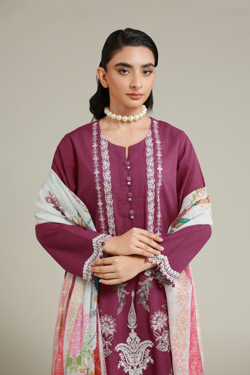 Embroidered | Cambric | Tailored 3 Piece | USD 75.00