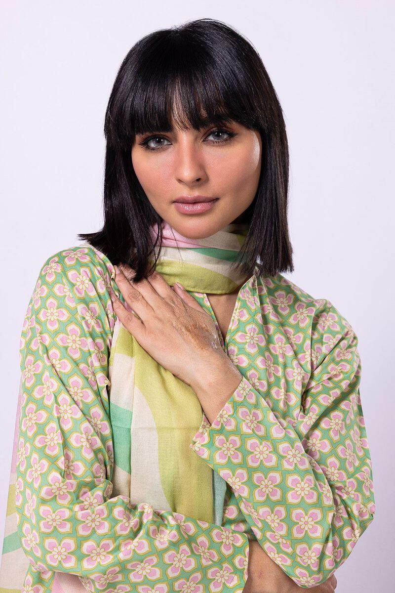 Printed Lawn | Top Dupatta | Fabrics 2 Piece | null