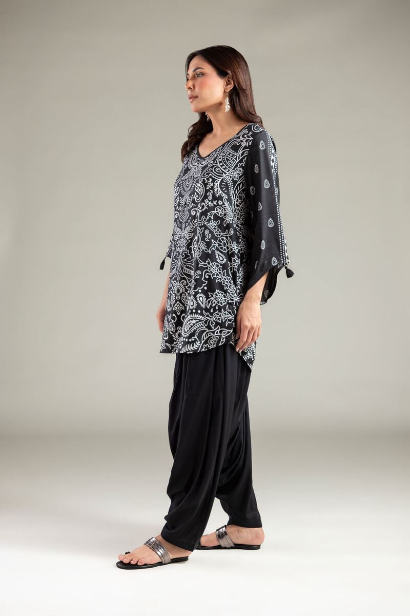 Printed | Viscose | Paisley V-Neck Kurta | USD 35.00