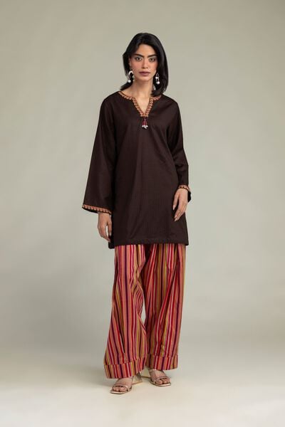Embroidered | Cotton Dobby | Cotton Dobby Shalwar | USD 30.00