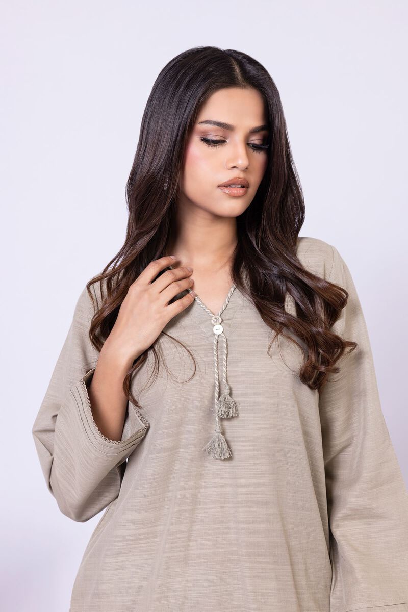 Dyed | Textured Cotton | Kurta | USD 25.00