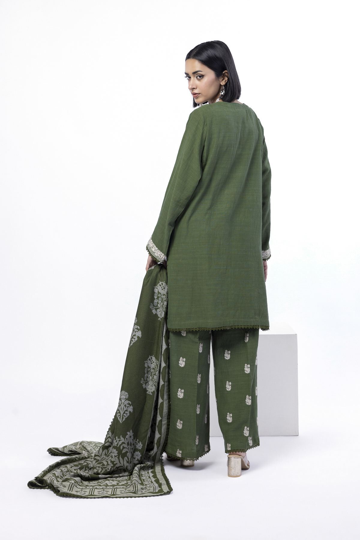 Buy Tailored 3 Piece | 70.00 USD | KD09BST-VG_MULTI | Khaadi