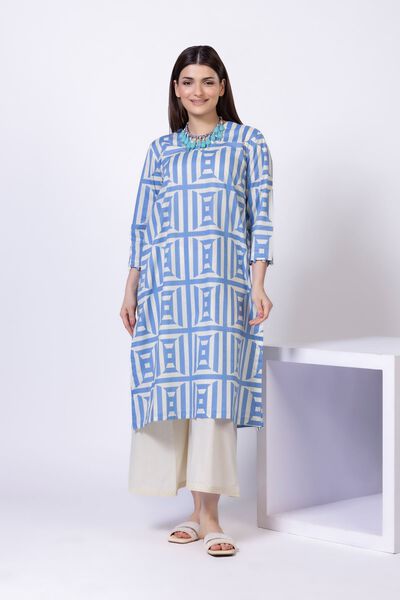 Printed | Crosshatch Poplin | Kurta | USD 25.00