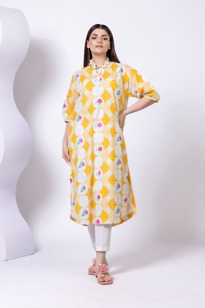 Printed | Crosshatch Poplin | Pants | USD 4.50