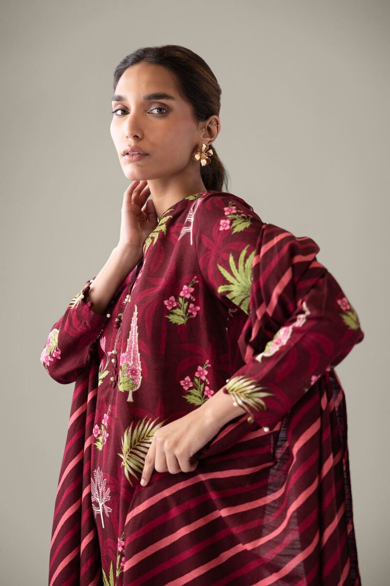 Printed | Textured Cotton | Dupatta | USD 15.00