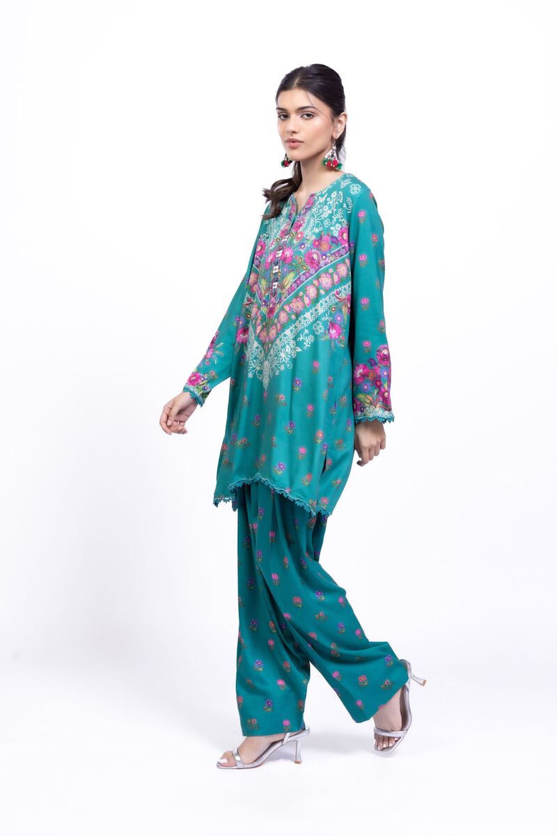 Embroidered | Satin | Kurta | USD 35.00