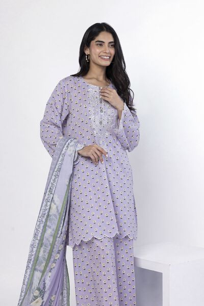 Embroidered | Lawn | Fabrics 3 Piece | USD 45.00