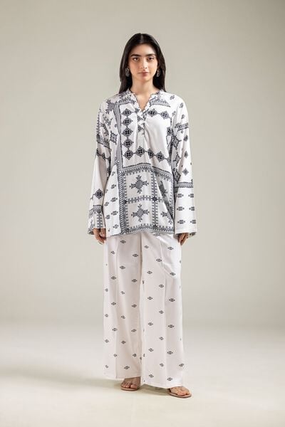 Embroidered | Viscose Crepe | Trousers | USD 30.00