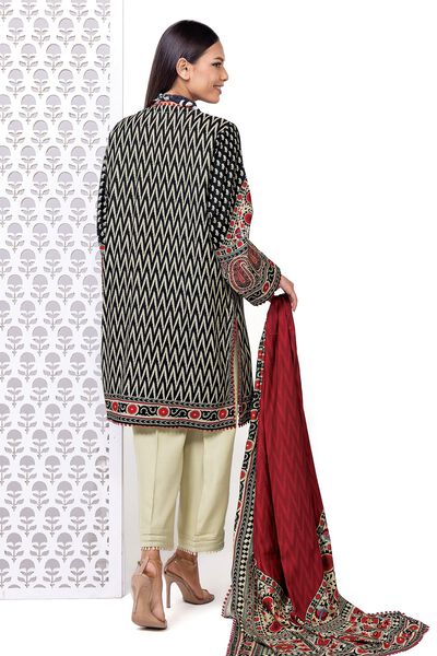 Printed | Marina Twill | Tailored 3 Piece | USD 37.50