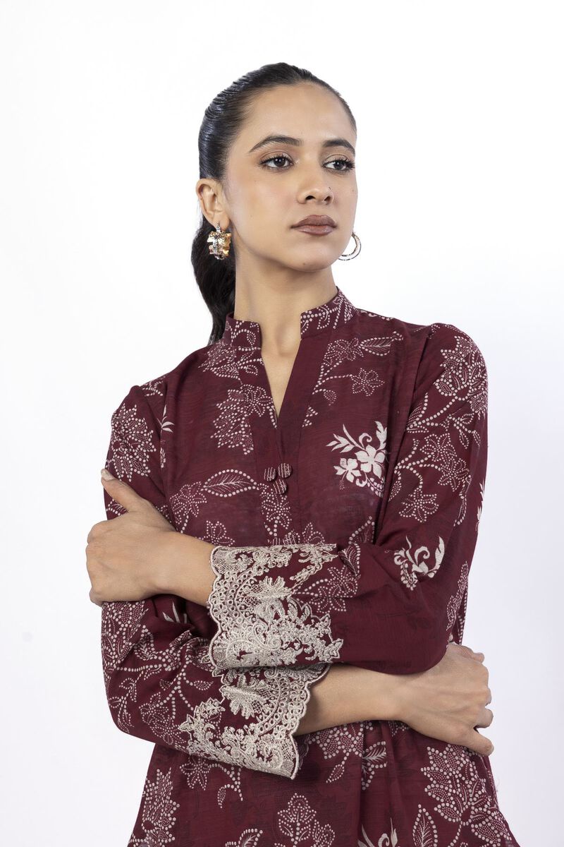 Embroidered | Light Khaddar | Tailored 2 Piece | Top and Bottom | USD 35.00