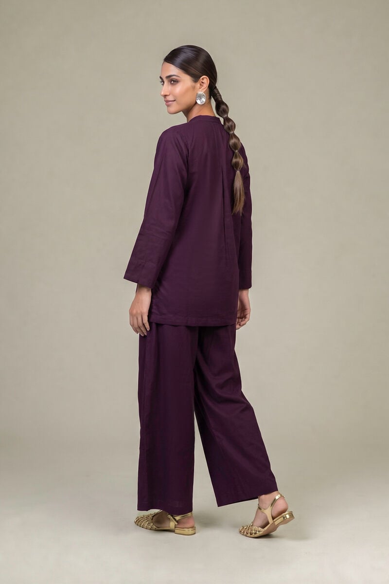 Dyed | Cotton Dobby | Tailored 2-Piece Set | USD 45.00
