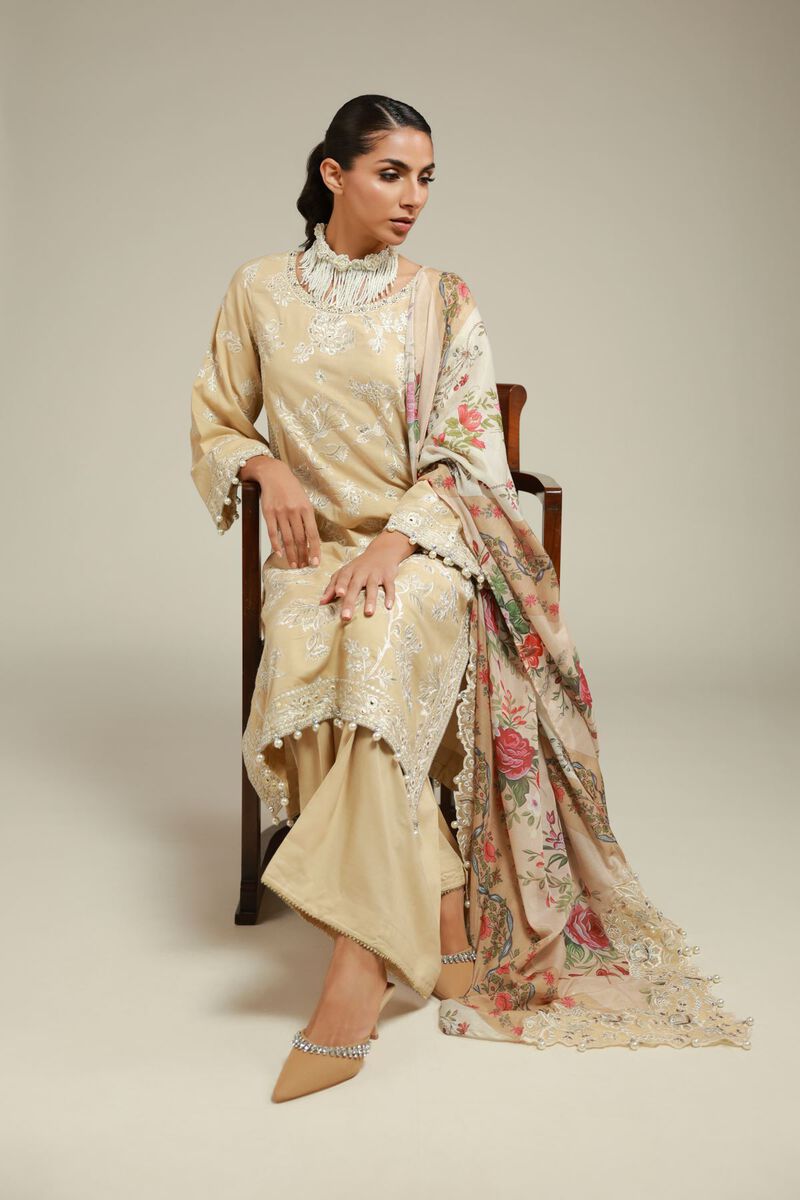 Embroidered | Raw Silk | Kurta | USD 70.00