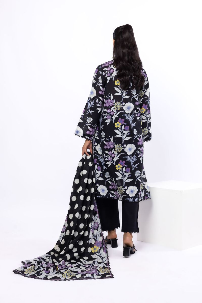 Printed | Textured Cotton | Tailored 3 Piece | USD 45.00