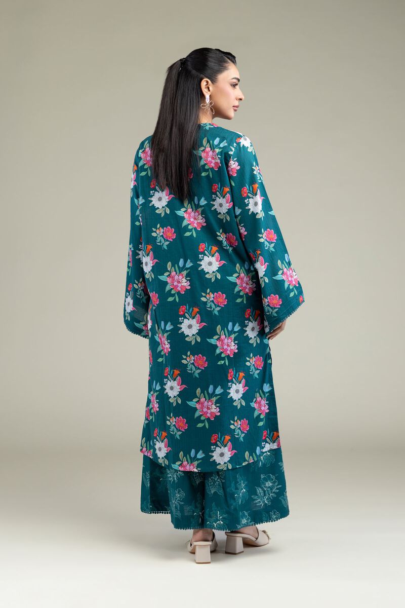Printed | Cotton Dobby | Floral Longline Kurta | USD 35.00