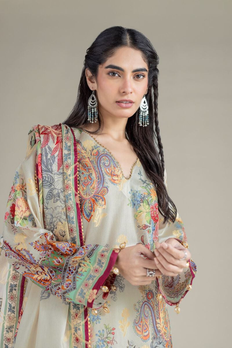 Printed | Jacquard | Tailored 3 Piece | USD 70.00