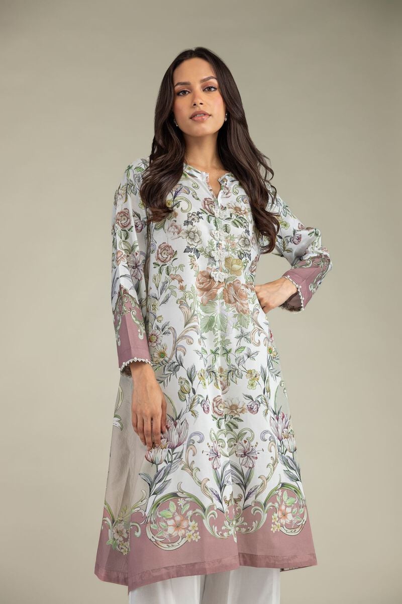 Printed | Cambric | Floral Longline Kurta | USD 35.00