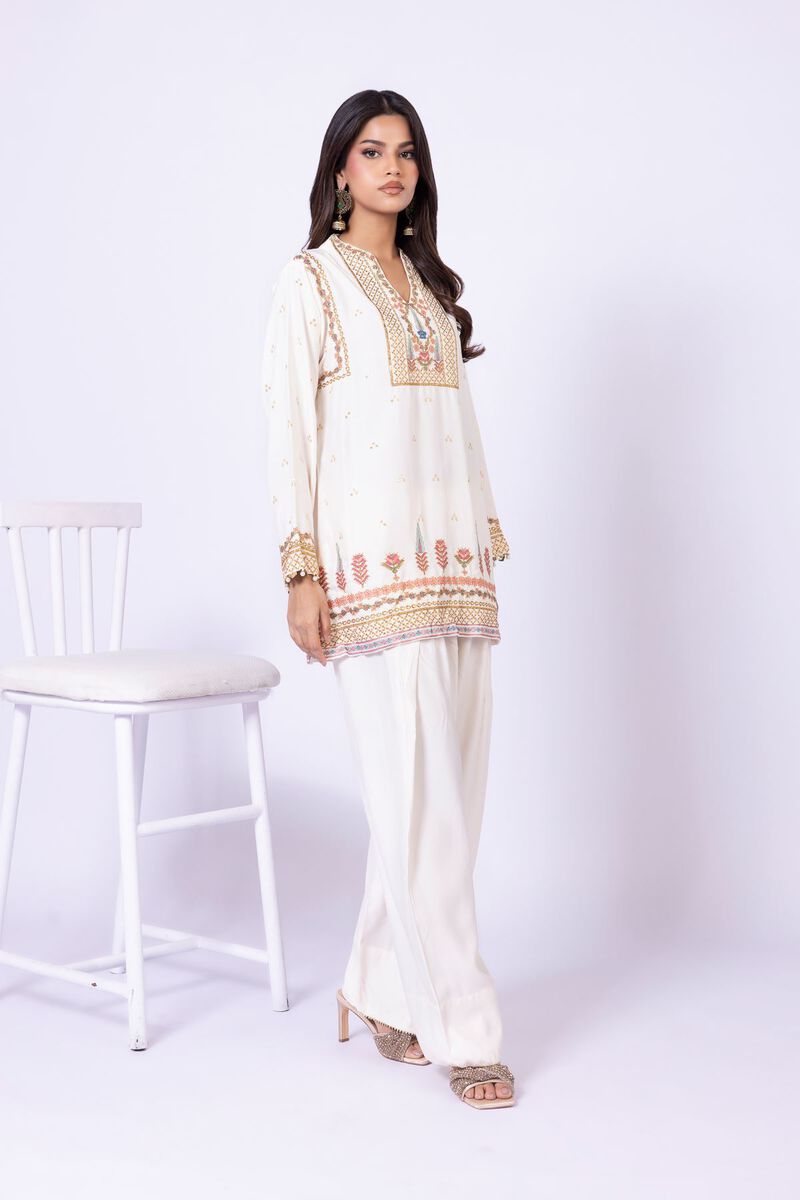 Embroidered | Viscose Oak Silk | Kurta | USD 60.00